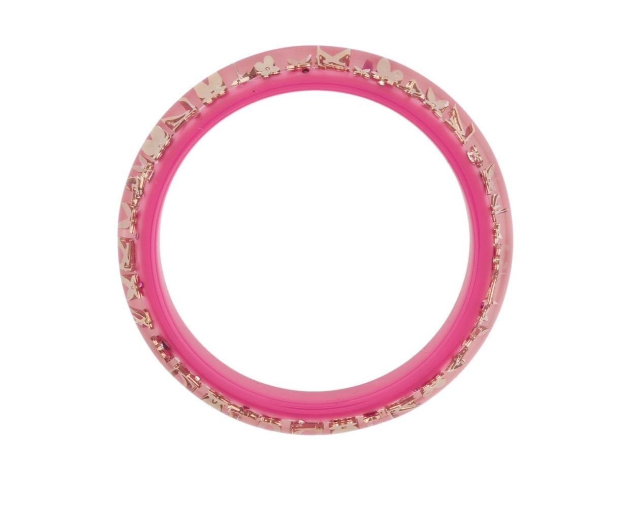 lv bracelet pink