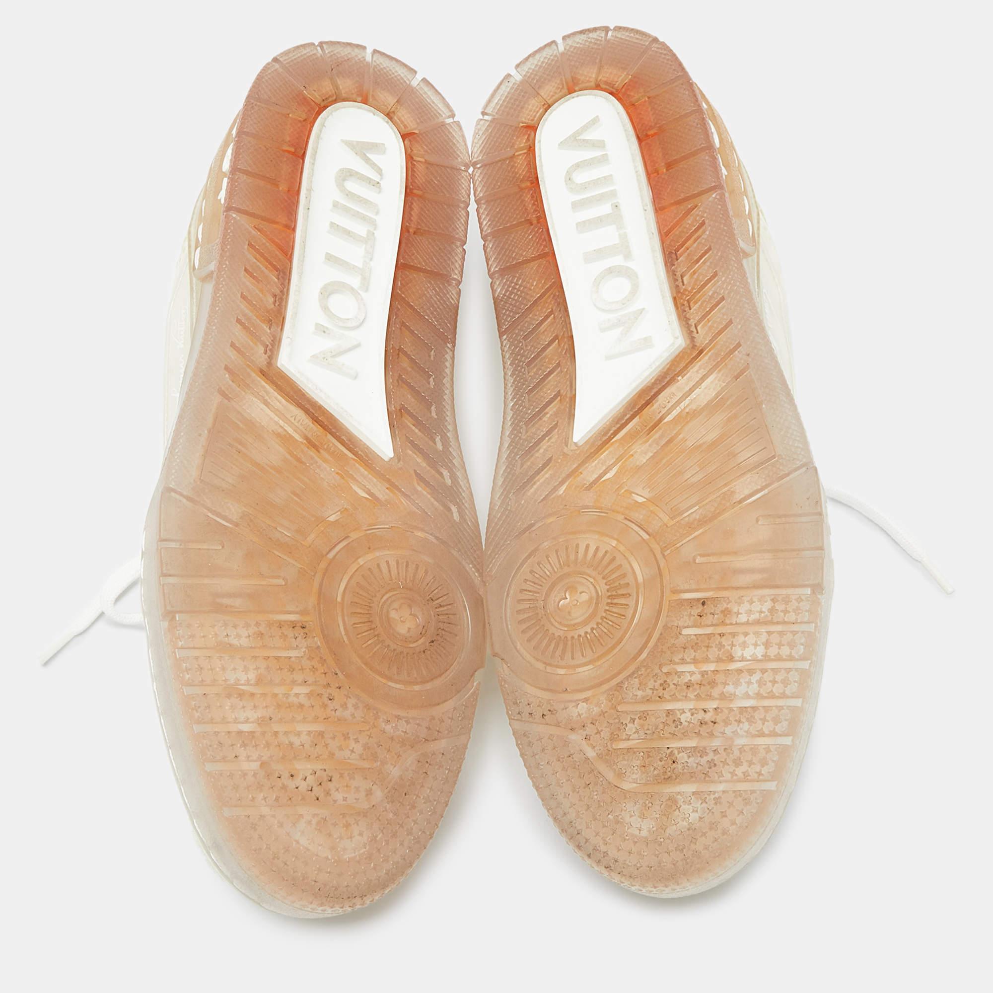 Louis Vuitton Transparent Monogram PVC Trainer Sneakers Size 41 1
