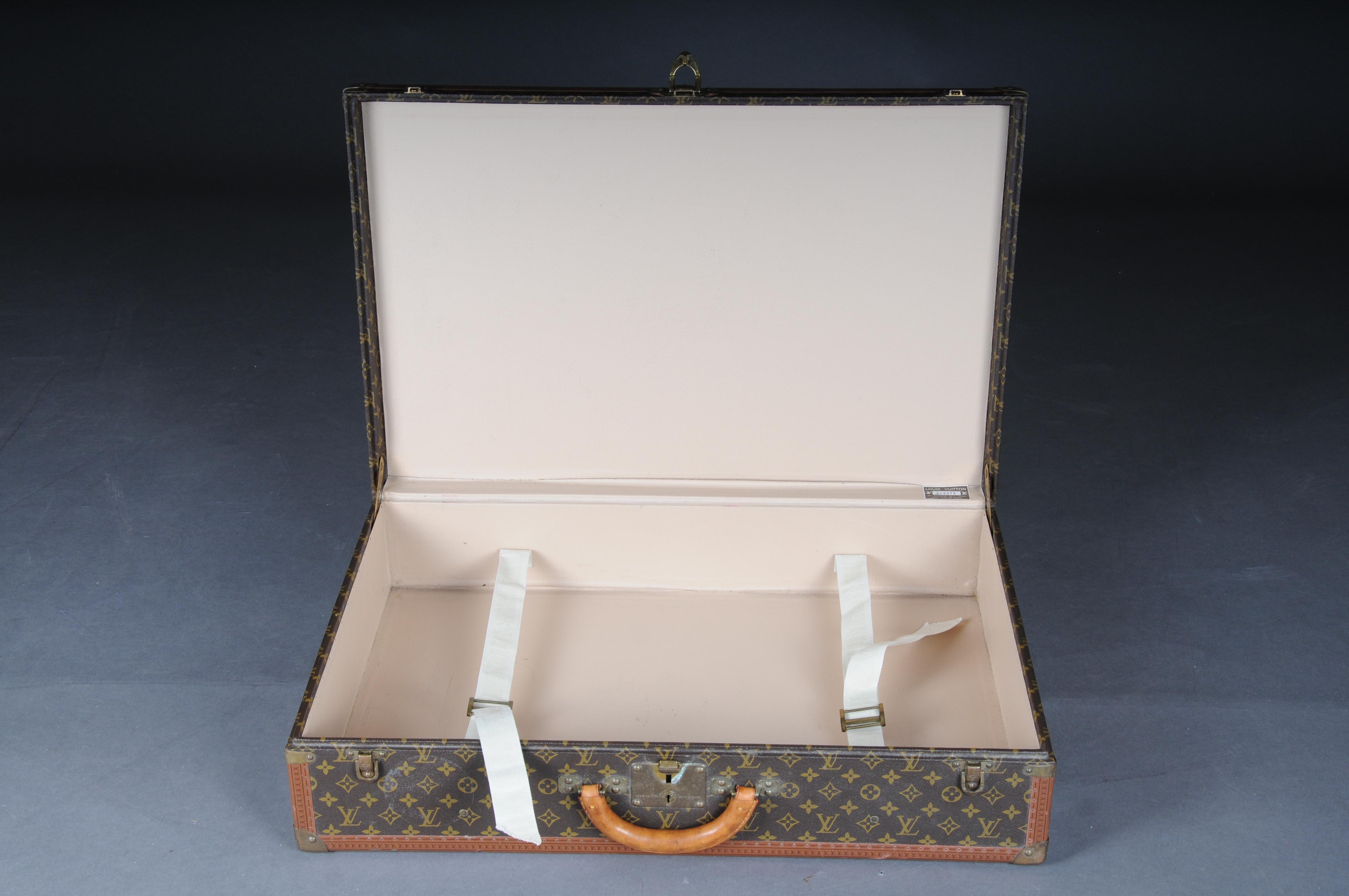 Maleta de viaje/maletín de ultramar Louis Vuitton bisten, maleta rígida con monograma LV