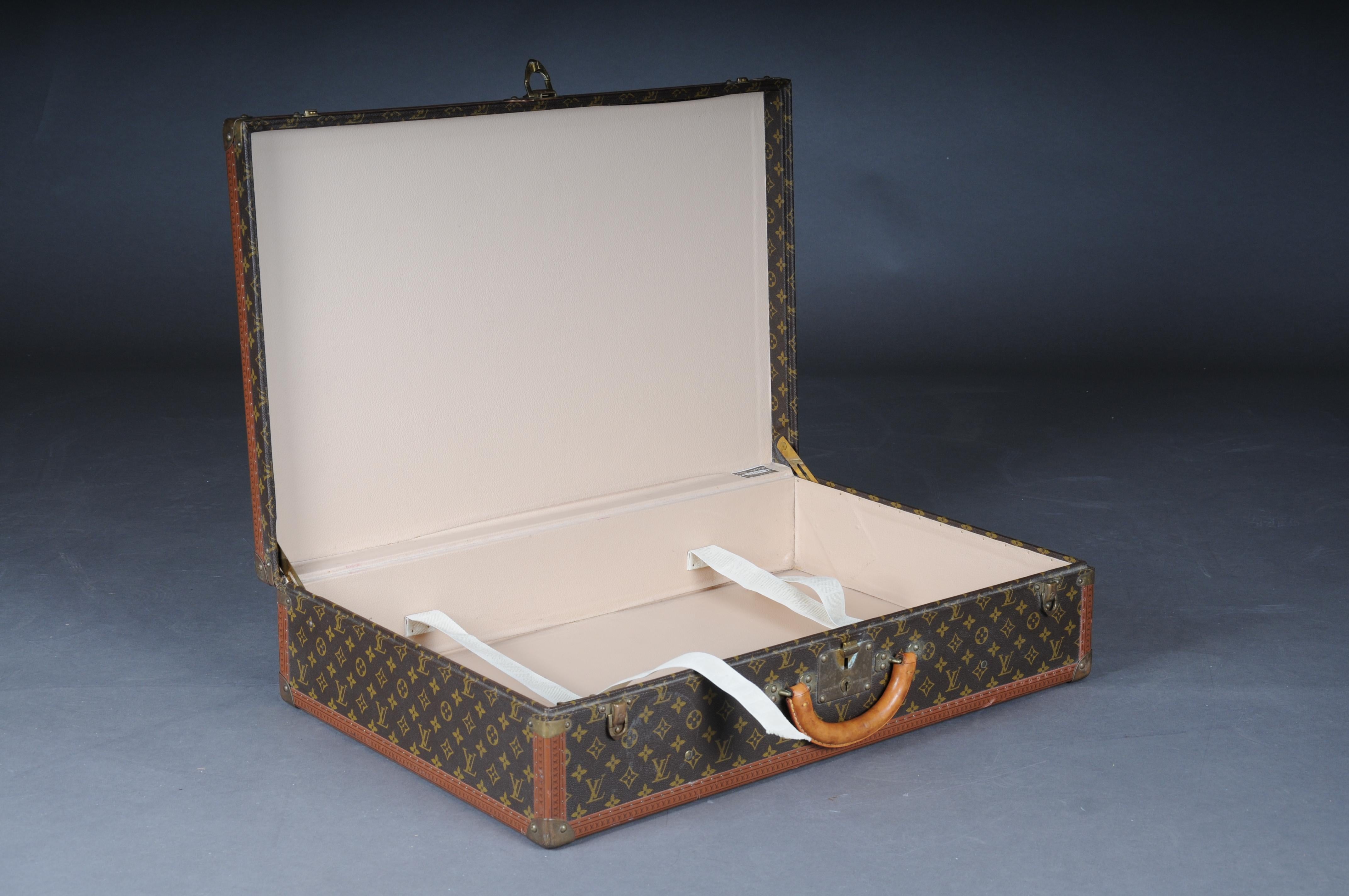 Maleta de viaje/maletín de ultramar Louis Vuitton bisten, maleta rígida con monograma LV