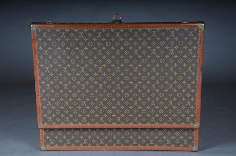 Louis Vuitton Hardsided Suitcase Bisten Monogram 65 Brown in Coated  Canvas/Leather with Antique Brass - US