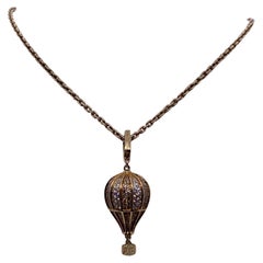 Louis Vuitton Travel Charms Collection Hot Air Balloon Pendant Necklace