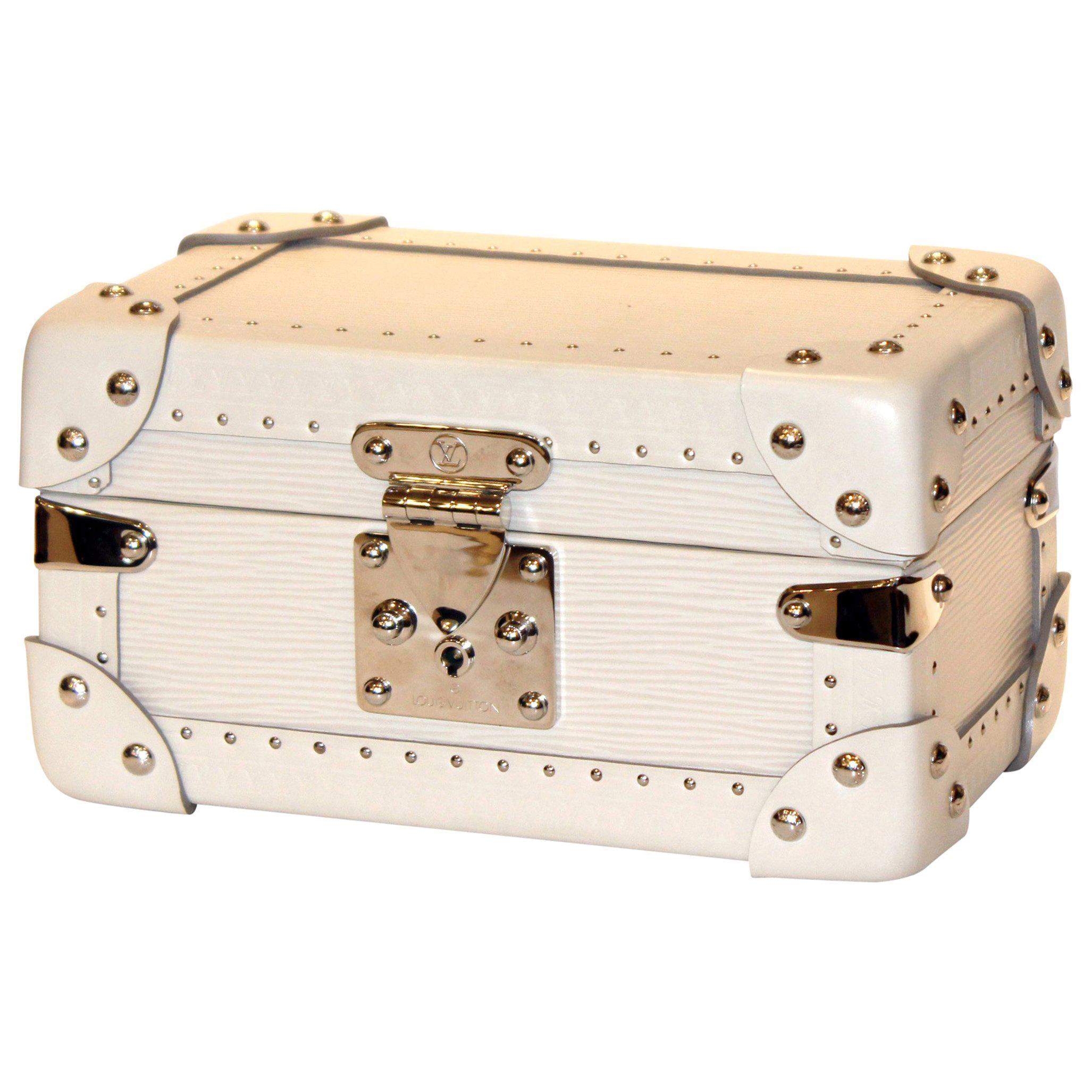 Louis Vuitton Treasure Chest Epi Ivoire 
White Leather
, 2009 For Sale