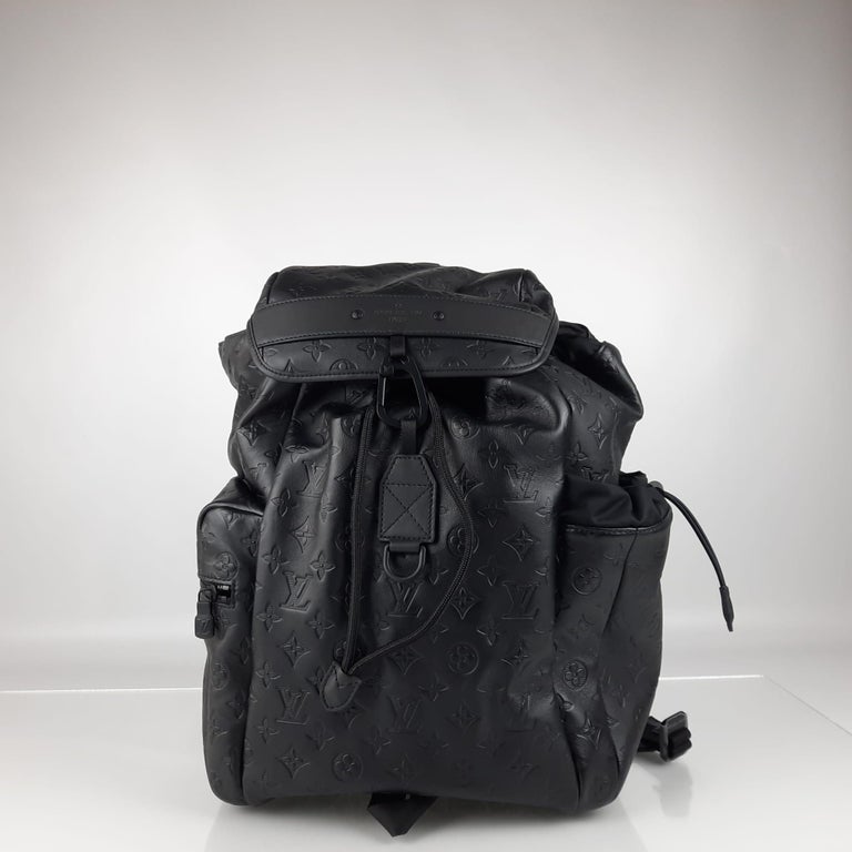 Louis Vuitton Trekking Backpack Monogram Shadow Calf Leather