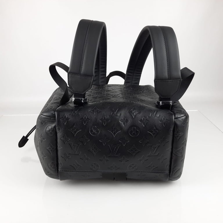 Louis Vuitton Sprinter Backpack Monogram Shadow Leather Black 1082881