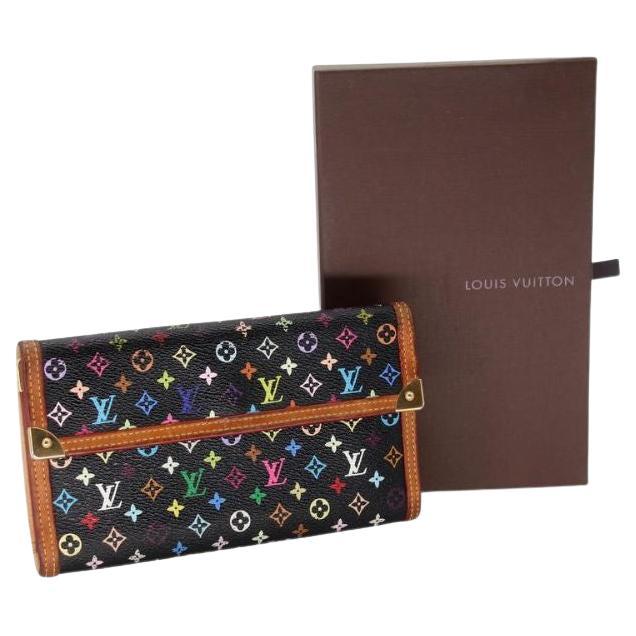 Louis Vuitton Canvas Porte Tresor Wallet Multicolor Monogram Black - Luxury  In Reach