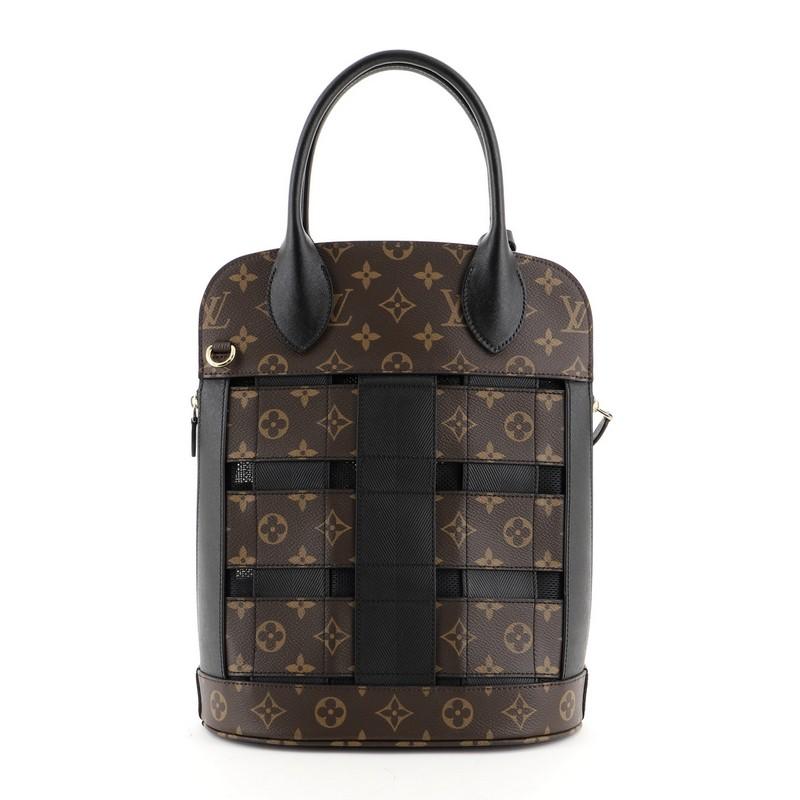 Louis Vuitton Tressage Tote Monogram Canvas MM In Good Condition In NY, NY