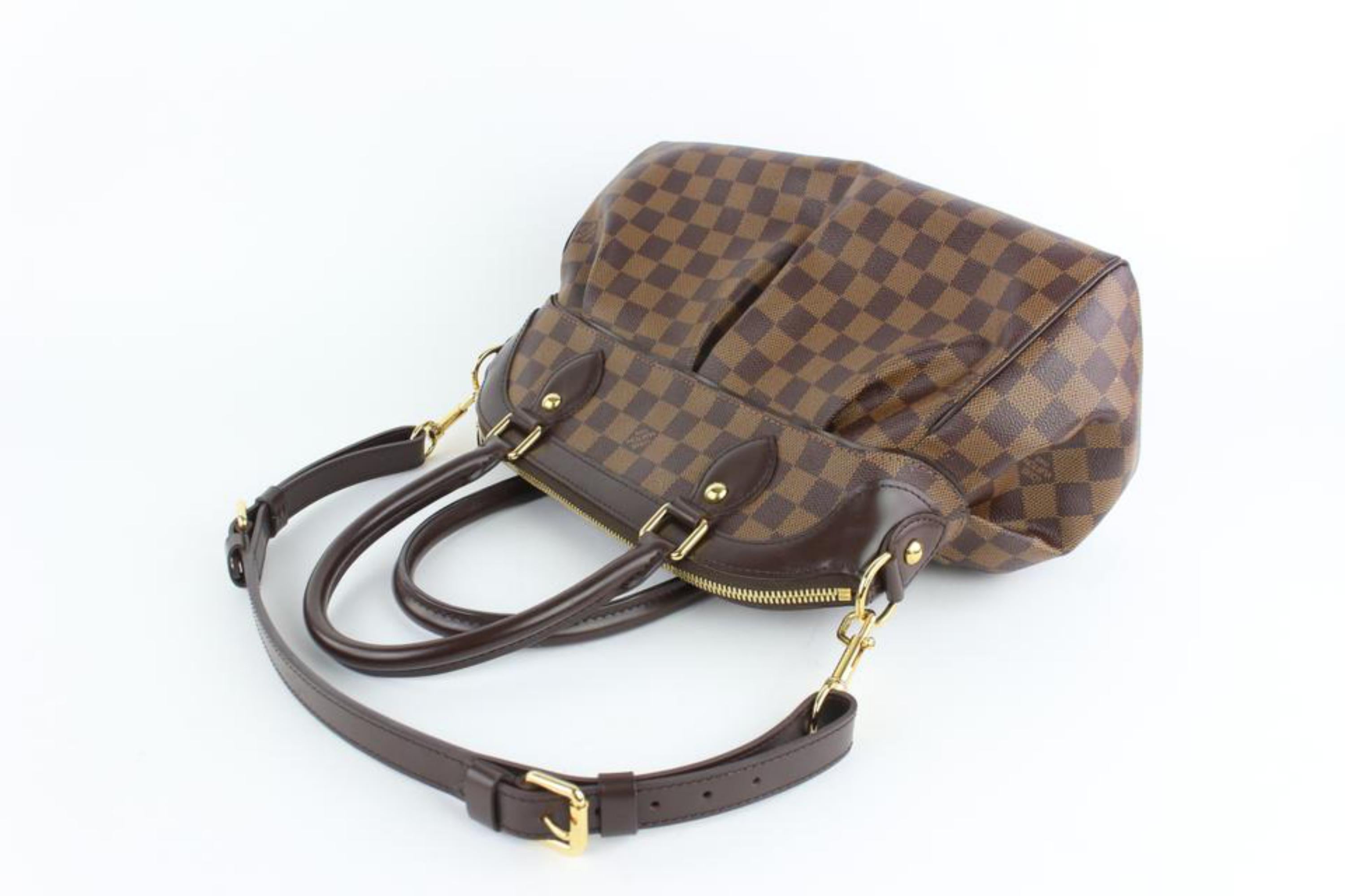 Louis Vuitton Trevi Damier Ebene Pm 2way 19lz1012 Coated Canvas Shoulder Bag In Excellent Condition For Sale In Forest Hills, NY