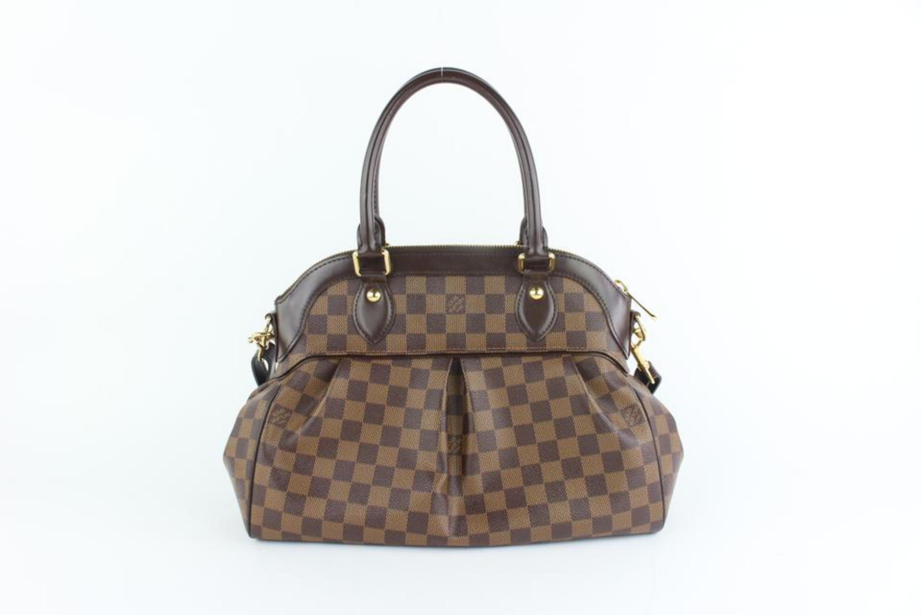 Louis Vuitton Trevi Damier Ebene Pm 2way 19lz1012 Coated Canvas Shoulder Bag For Sale 1