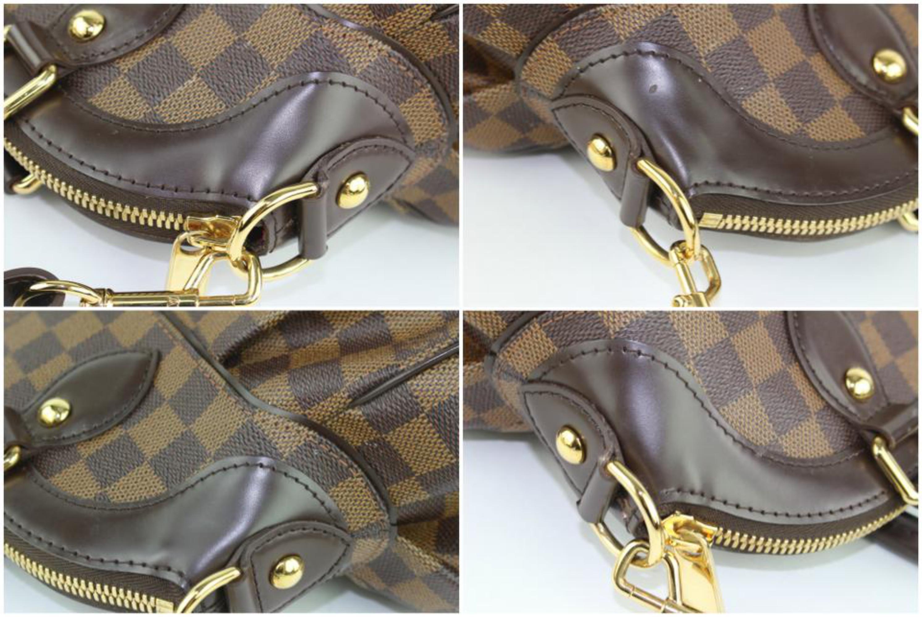 Louis Vuitton Trevi Damier Ebene Pm 2way 19lz1012 Coated Canvas Shoulder Bag For Sale 3