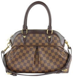 Louis Vuitton Trevi Damier Ebene Pm 2way 19lz1012 Coated Canvas Shoulder Bag
