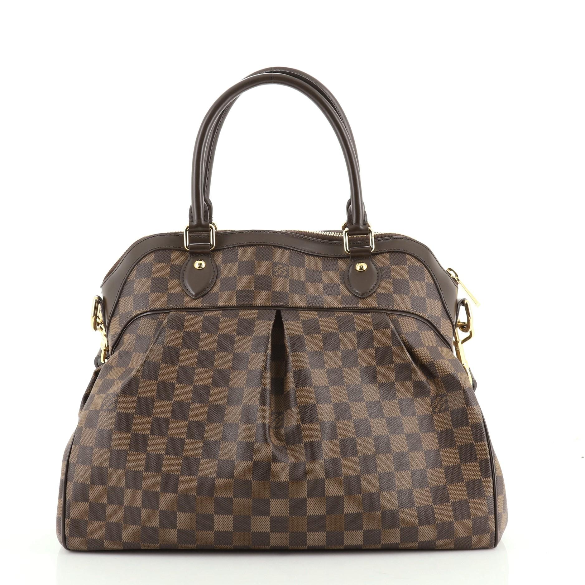 Black Louis Vuitton Trevi Handbag Damier GM