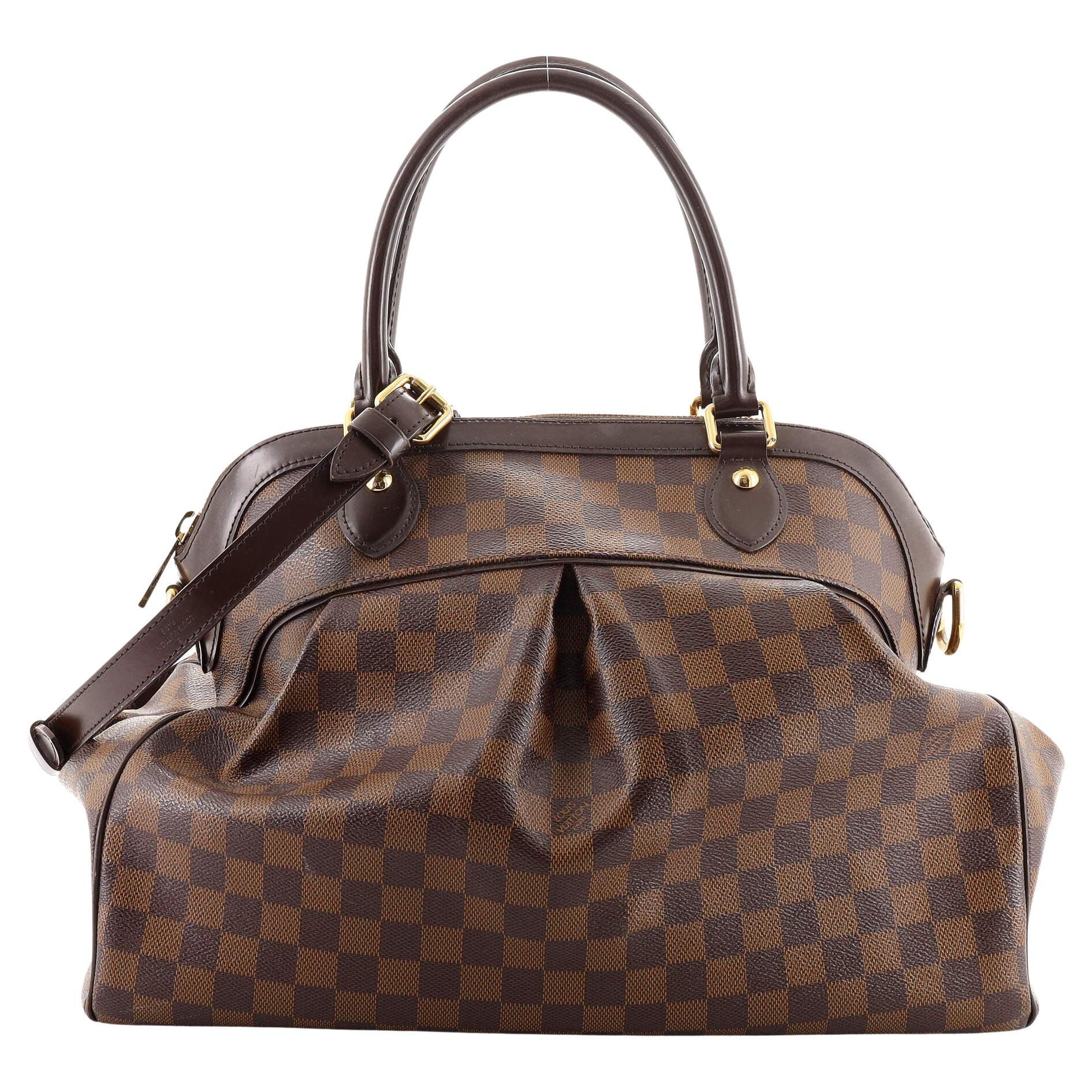 Authentic LOUIS VUITTON Trevi GM Shoulder Bag Handbag Damier