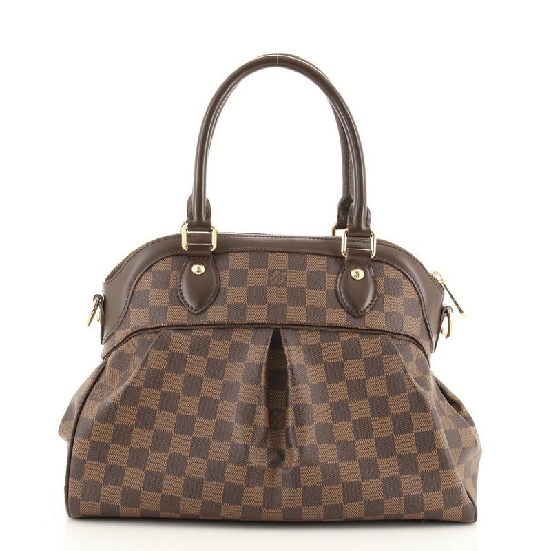 Brown Louis Vuitton Trevi Handbag Damier PM