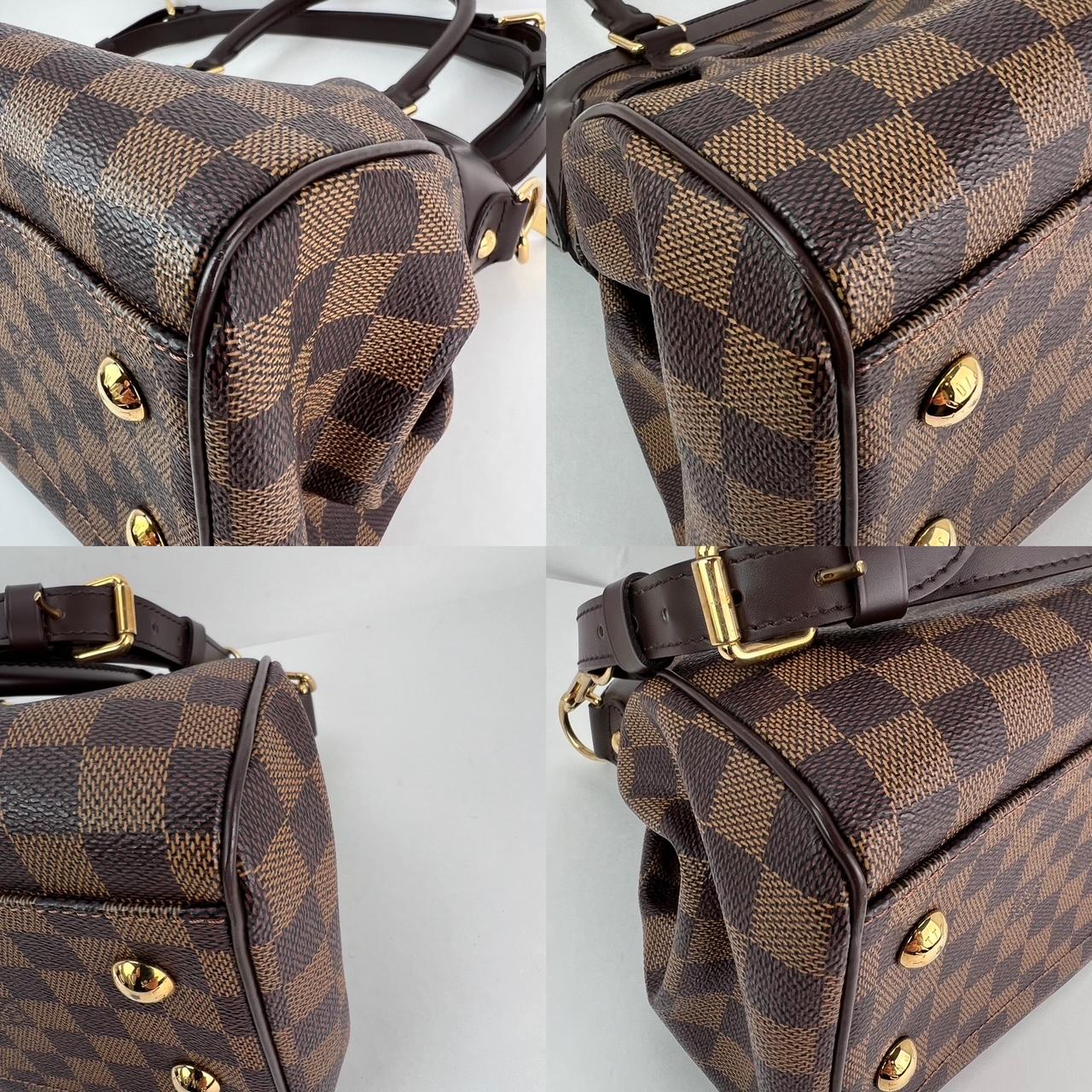 Louis Vuitton Trevi PM Damier Ebene Canvas Shoulder Hand Bag For Sale 1
