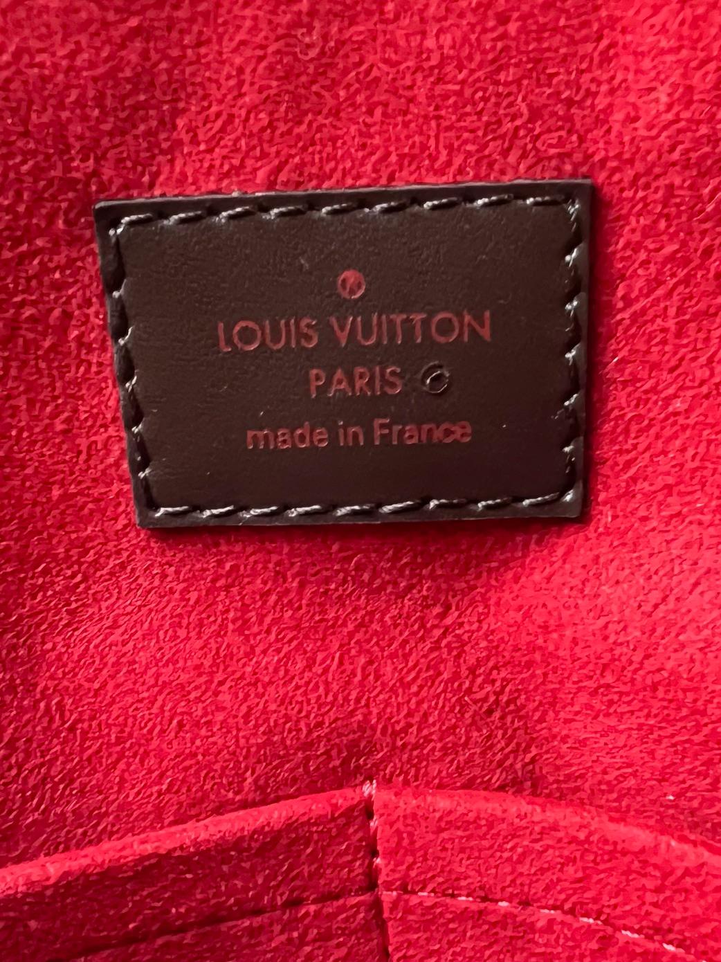 Louis Vuitton Trevi PM Damier Ebene Canvas Shoulder Hand Bag For Sale 4