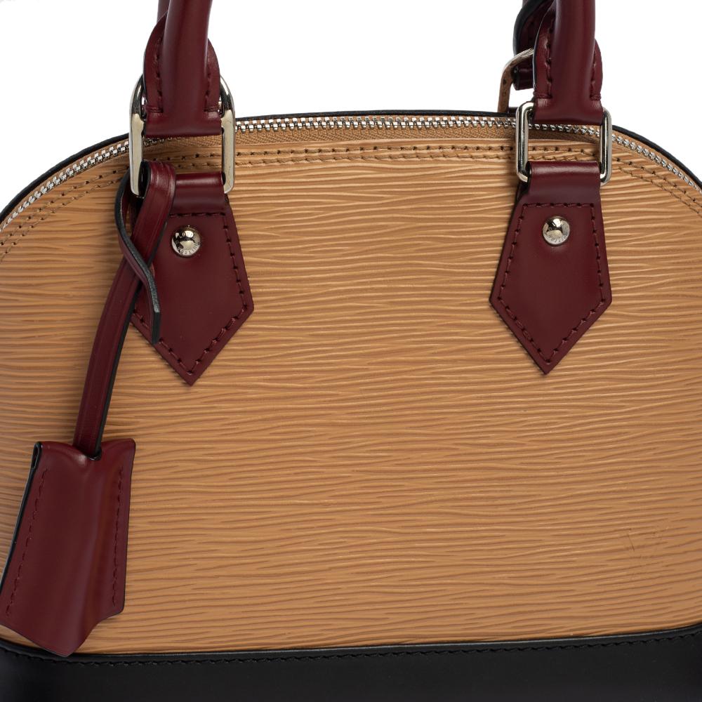 Louis Vuitton Tri-Color Epi Leather Alma BB Bag 8