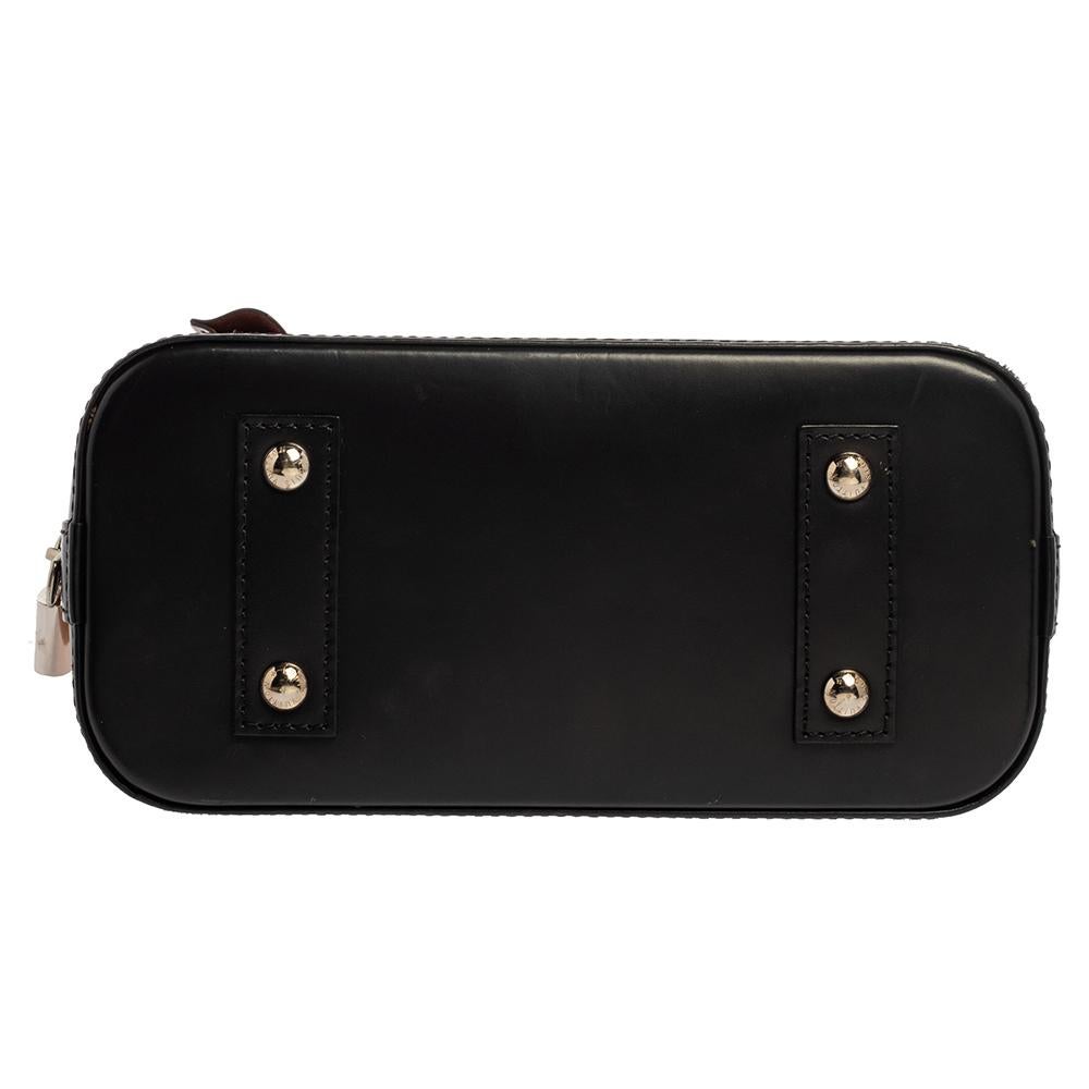 Brown Louis Vuitton Tri-Color Epi Leather Alma BB Bag