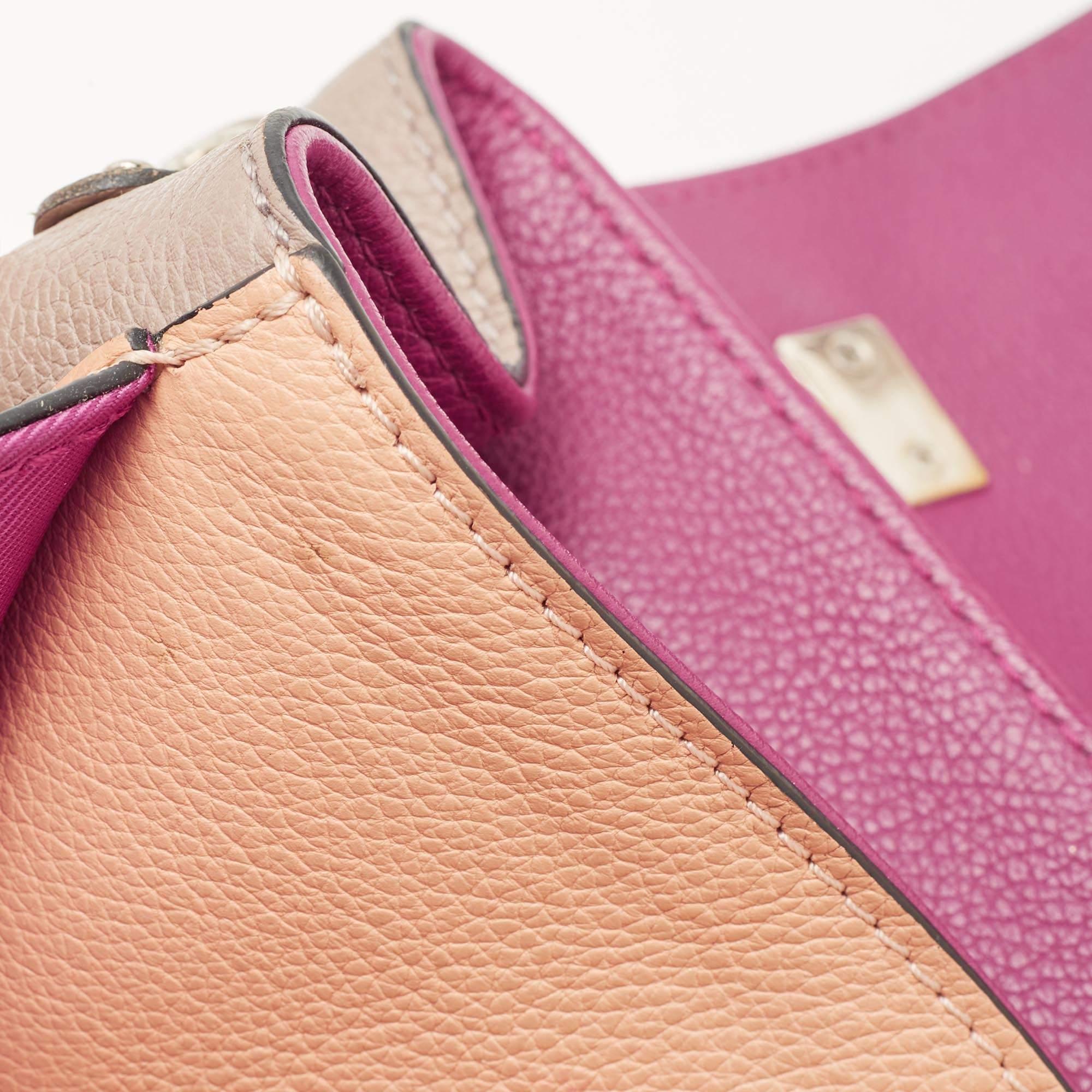 Louis Vuitton Tri Color Leather Lockme II Bag 9