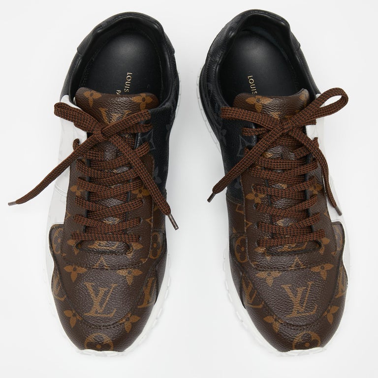 Louis Vuitton Tri-Color Monogram Canvas Run Away Sneakers Size 39