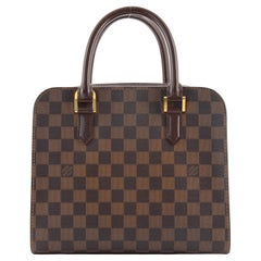 Louis Vuitton Damier Ebene Triana Handbag Preowned EUC 