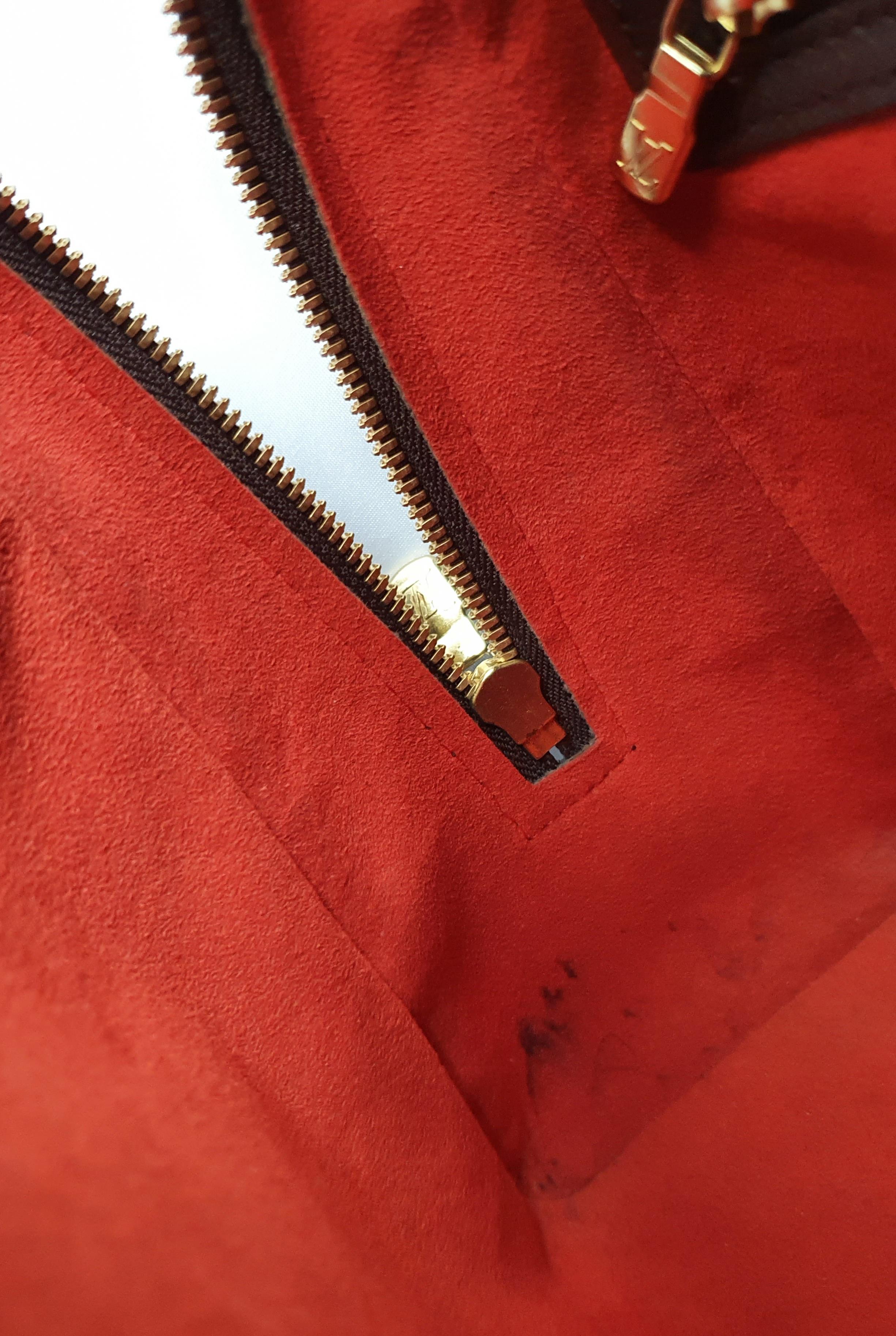 Louis Vuitton, Triana in brown canvas For Sale 7