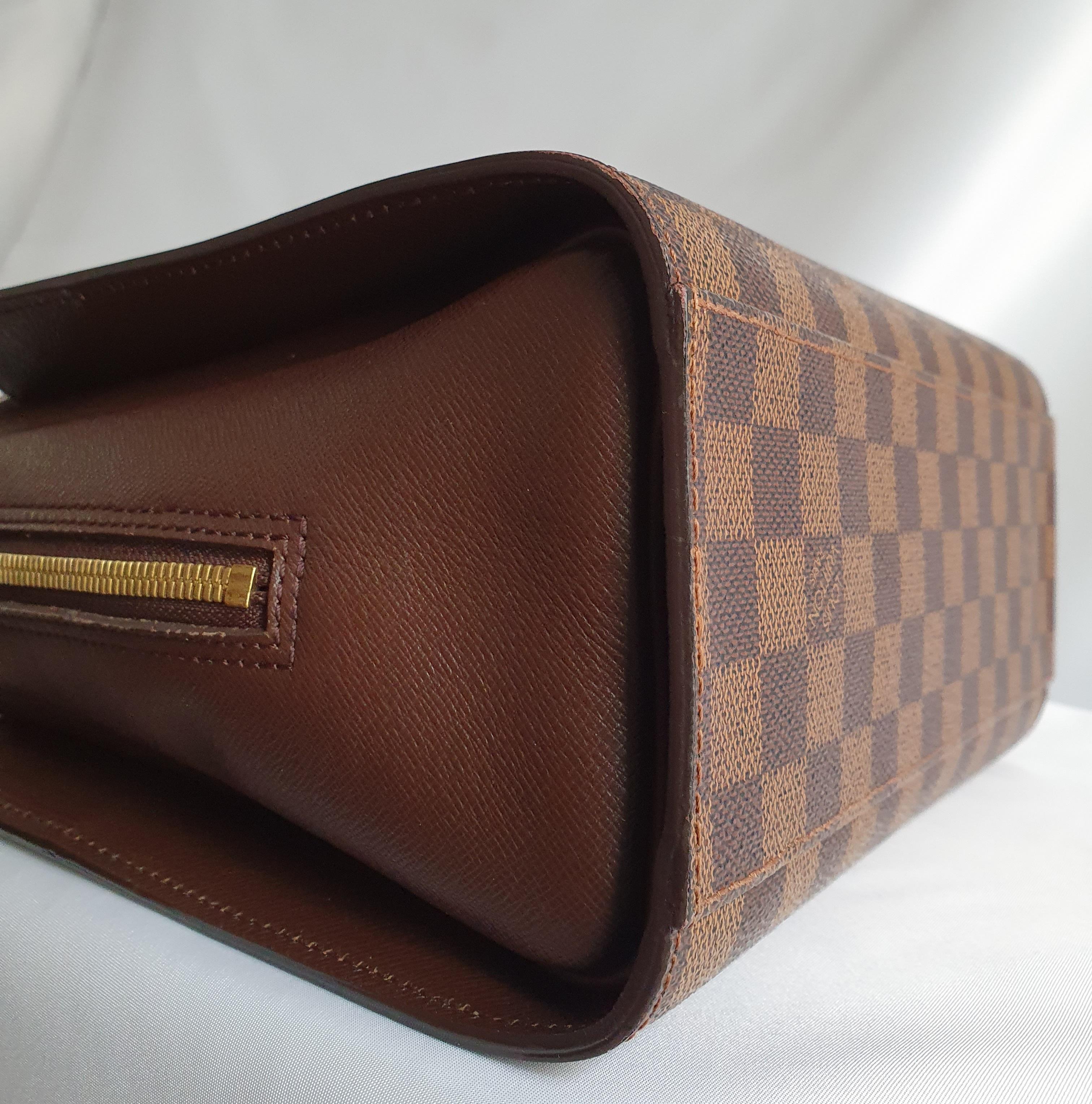 Louis Vuitton, Triana in brown canvas For Sale 3