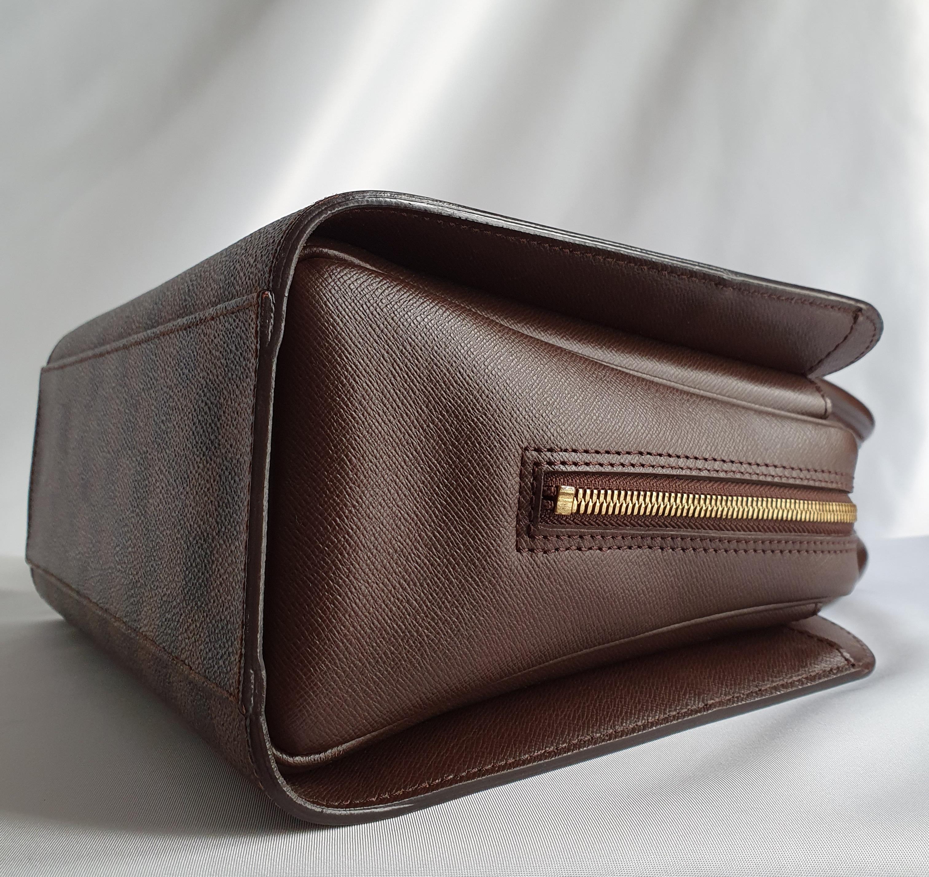 Louis Vuitton, Triana in brown canvas For Sale 4
