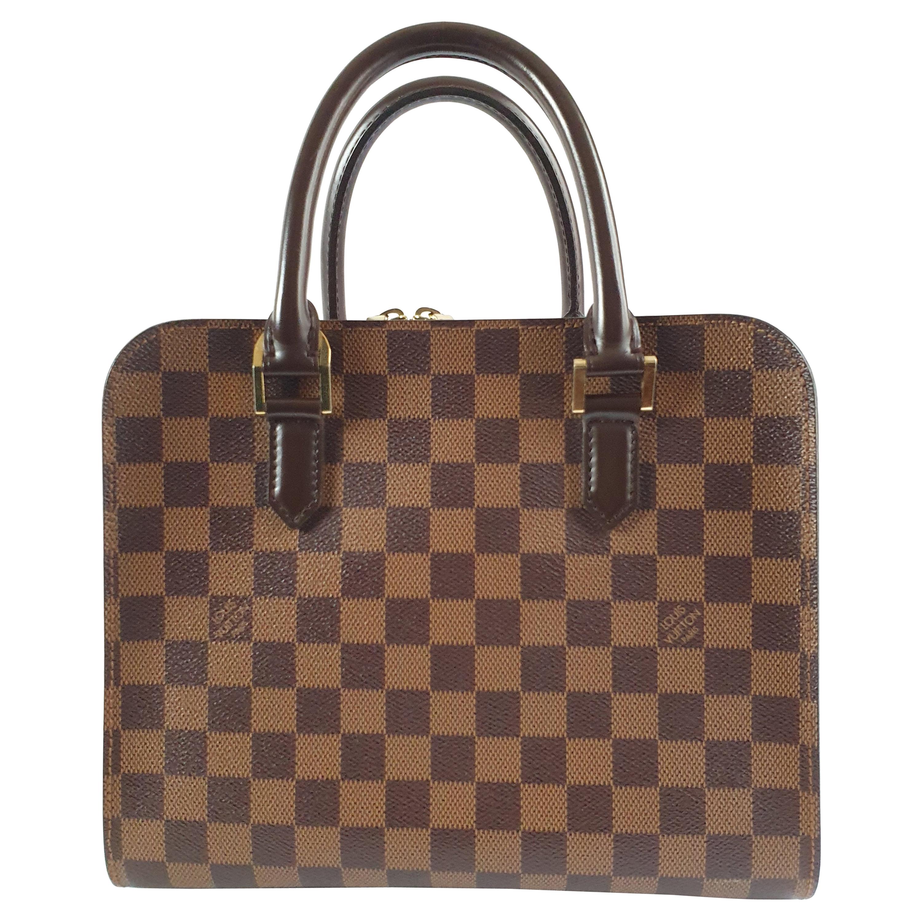 Louis Vuitton, Triana in brown canvas For Sale