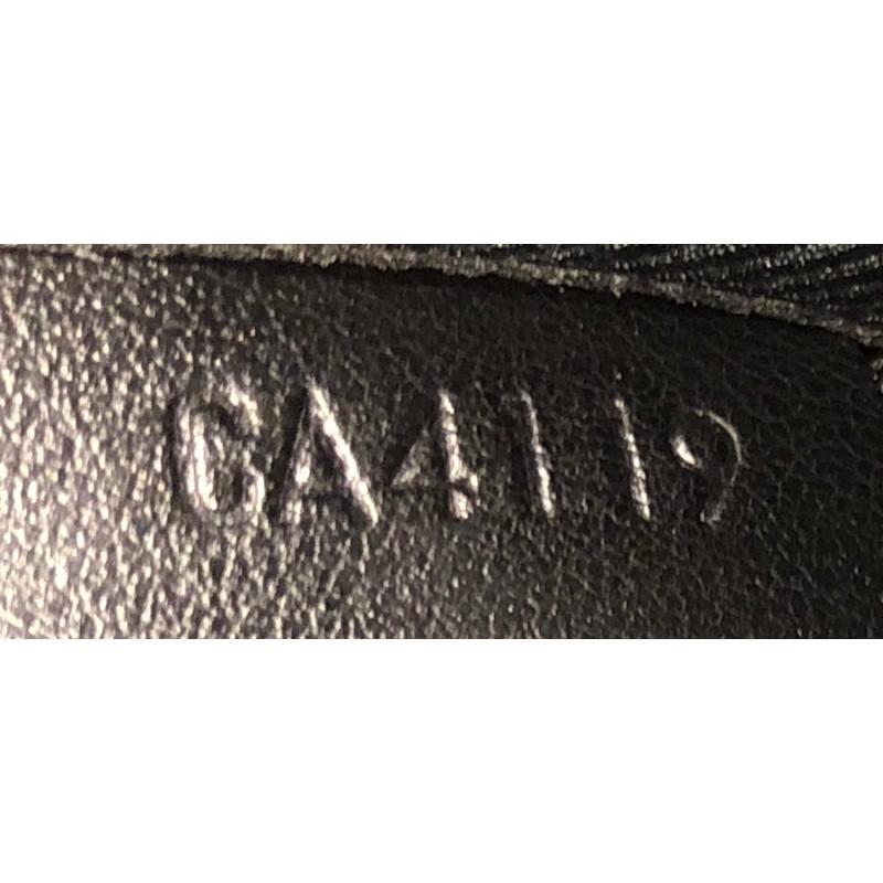 Black Louis Vuitton Triangle Messenger Monogram Tuffetage Canvas