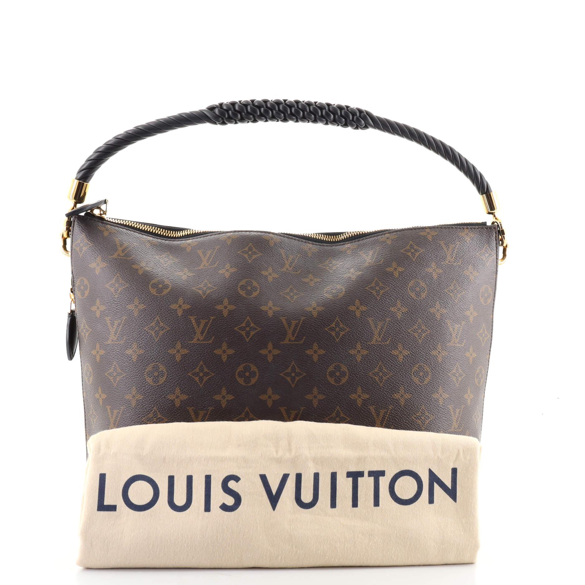 Louis Vuitton Triangle Softy Bag Reverse Monogram Canvas