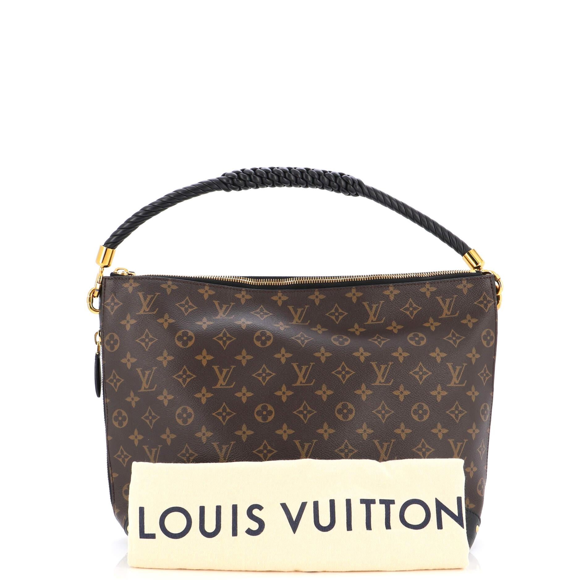 Louis Vuitton Monogram Tuffetage Triangle Messenger Black - Luxury In Reach