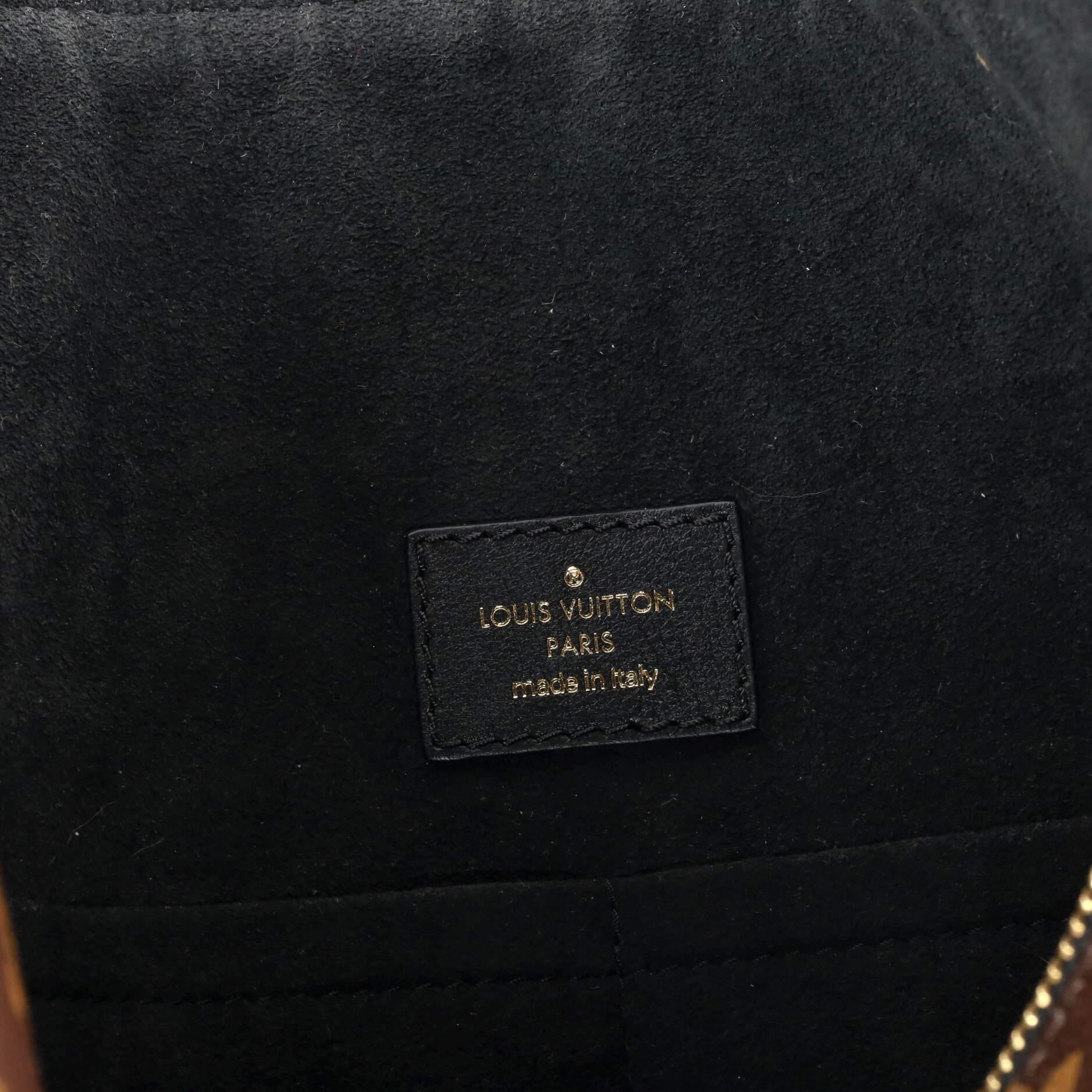 Louis Vuitton Triangle Softy Bag Reverse Monogram Canvas 2