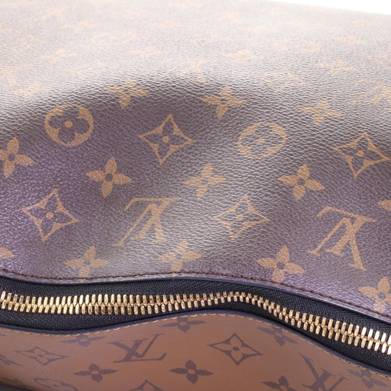 Louis Vuitton Triangle Softy Bag Reverse Monogram Canvas at