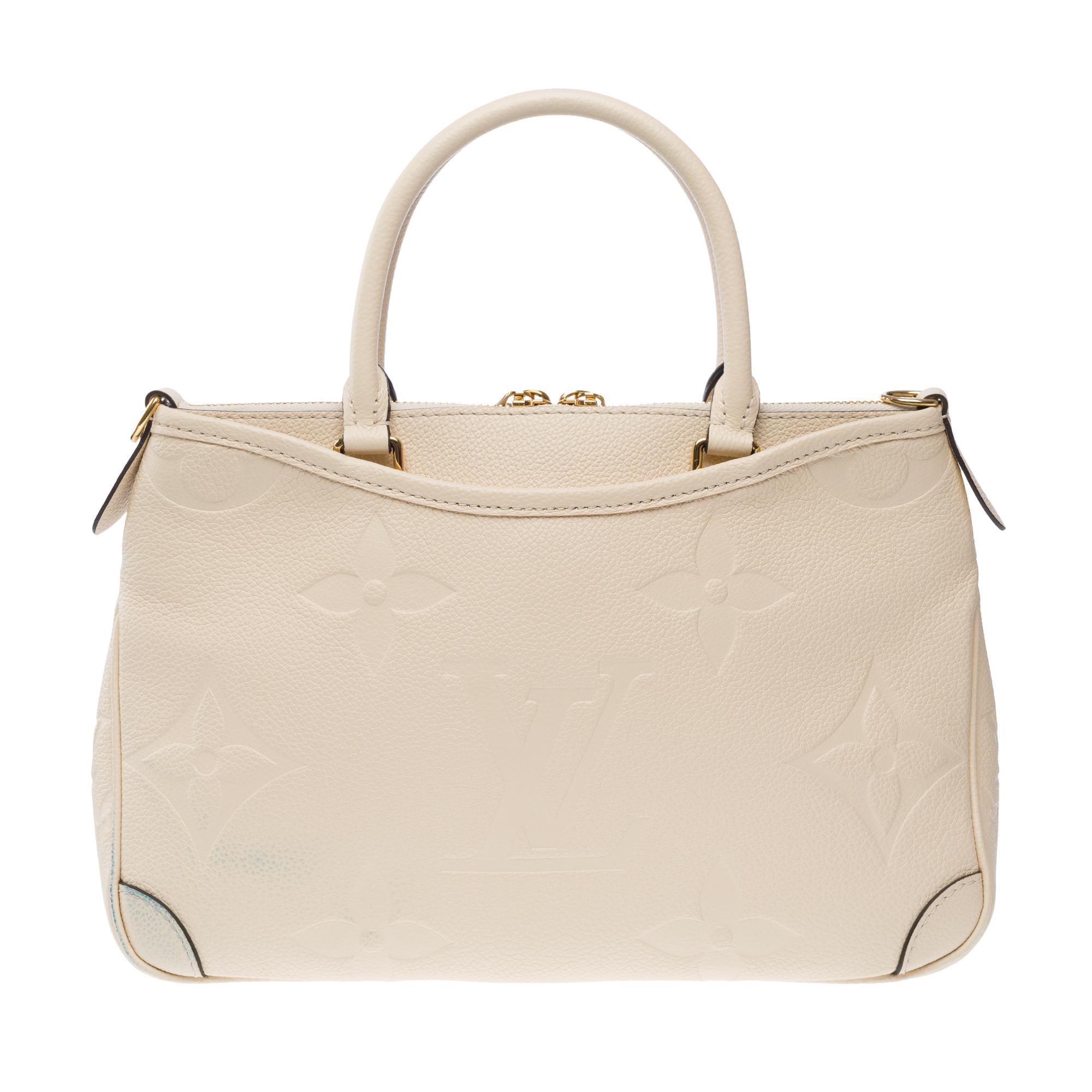 Women's Louis Vuitton Trianon PM handbag strap in Cream White monogram calf leather, GHW For Sale