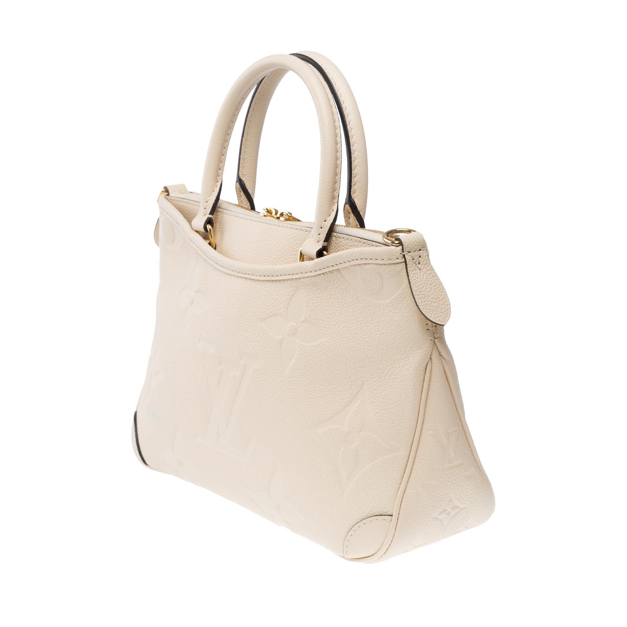Louis Vuitton Trianon PM handbag strap in Cream White monogram calf leather, GHW For Sale 2