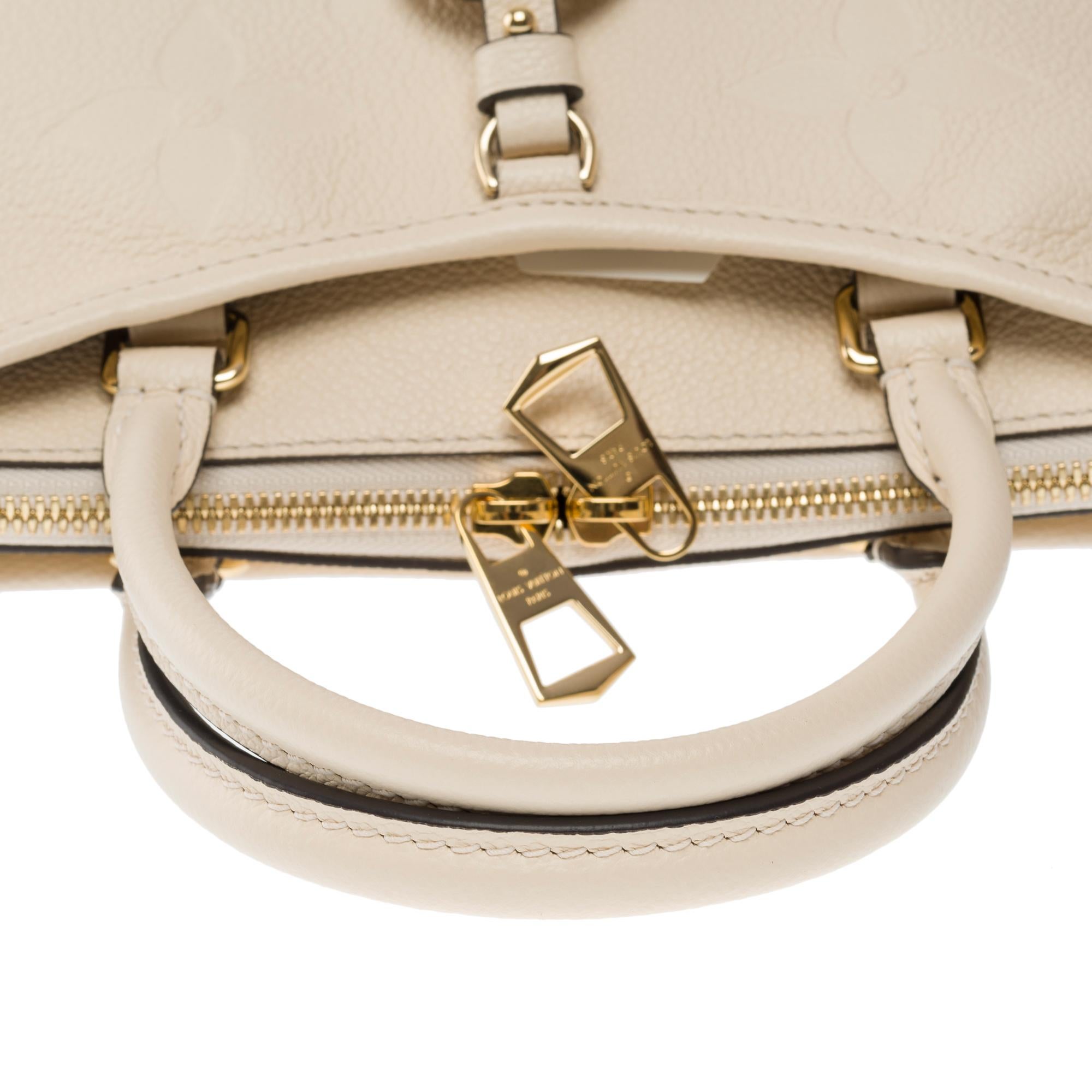 Louis Vuitton Trianon PM handbag strap in Cream White monogram calf leather, GHW For Sale 5