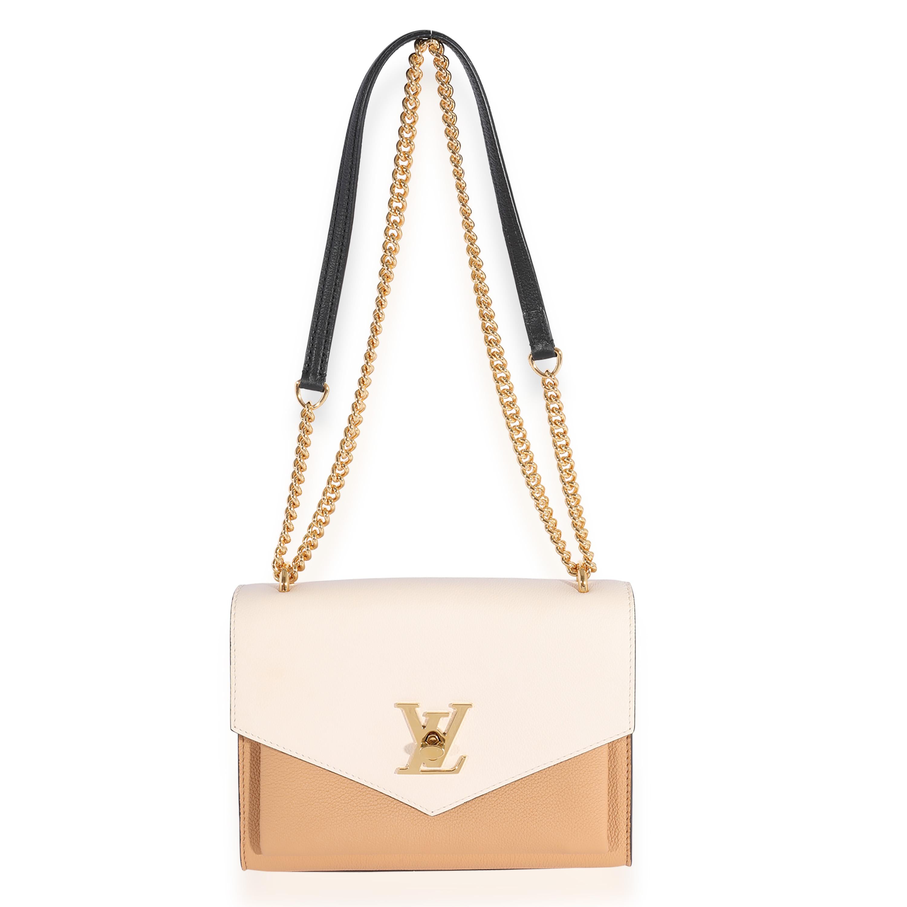 Women's Louis Vuitton Tricolor Calf Leather MyLockme Chain Bag