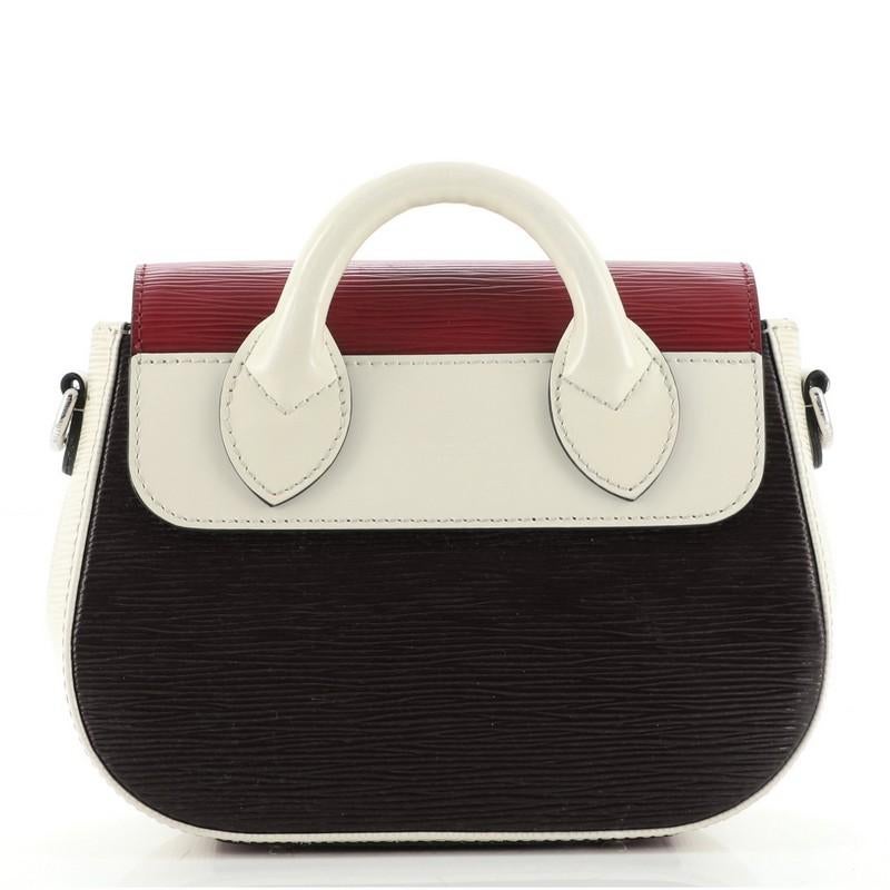 Brown Louis Vuitton Tricolor Eden Handbag Epi Leather PM