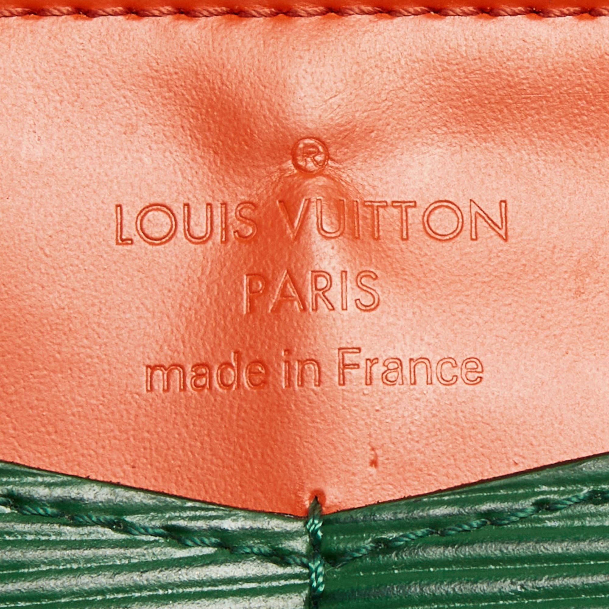 Louis Vuitton Tricolor Epi Leather Flore Wallet For Sale 9