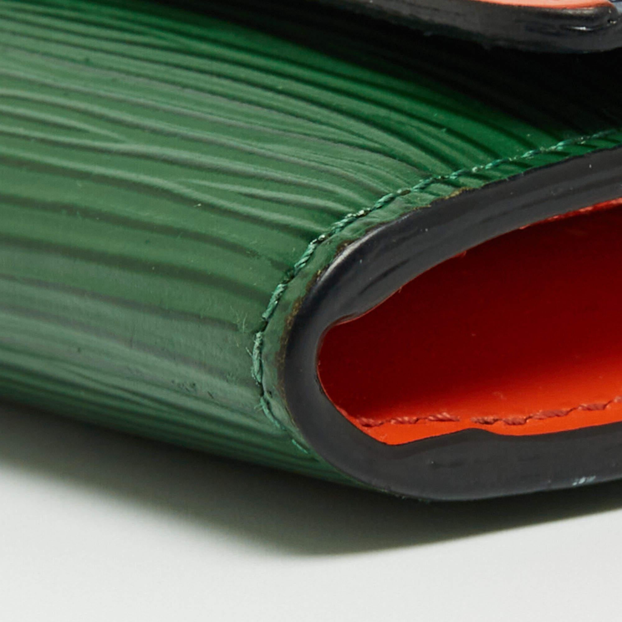 Louis Vuitton Tricolor Epi Leather Flore Wallet For Sale 1