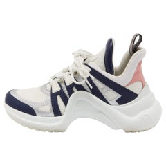 Louis Vuitton Tricolor Leather and Mesh Archlight Sneakers 