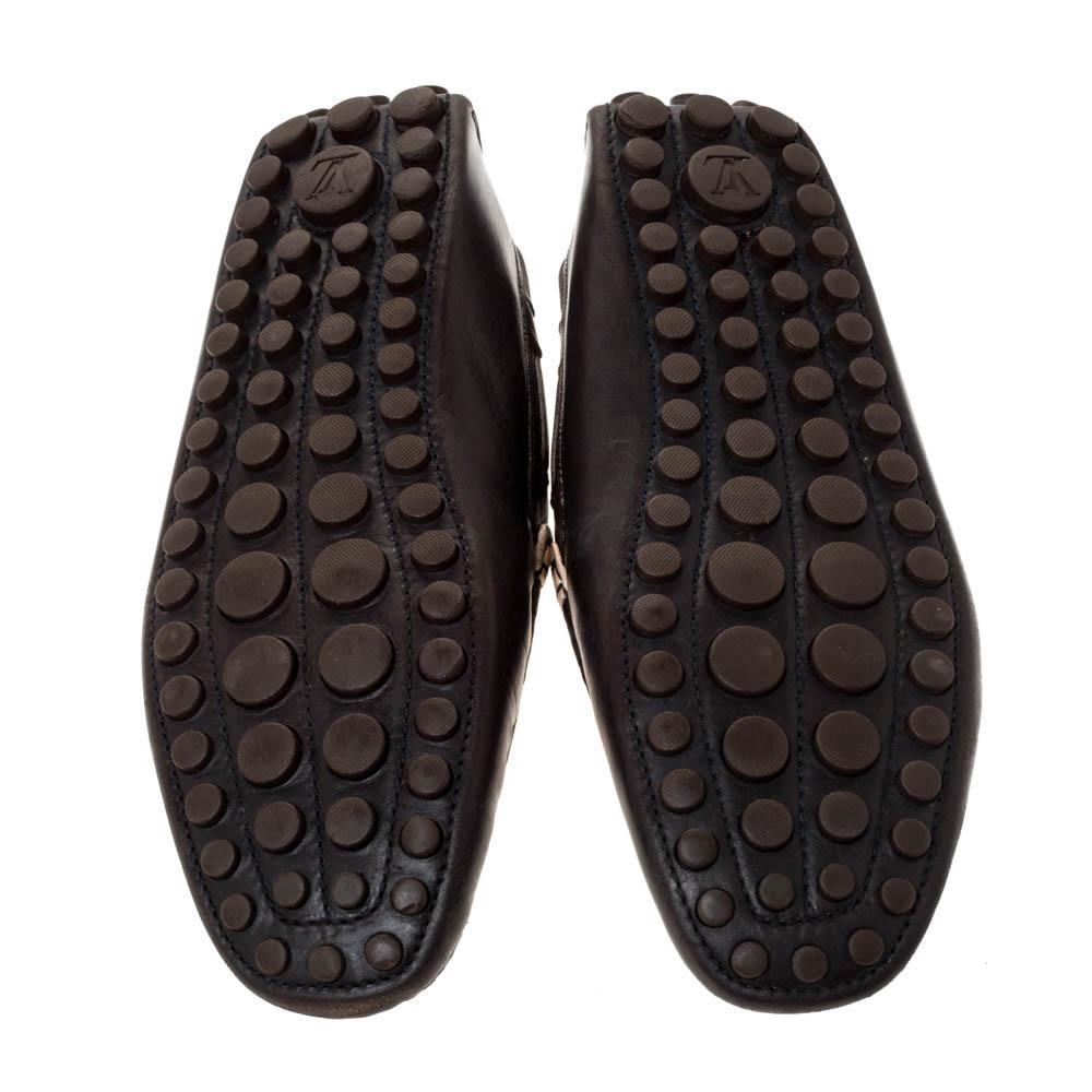Men's Louis Vuitton Tricolor Leather Bow Loafers Size 43.5
