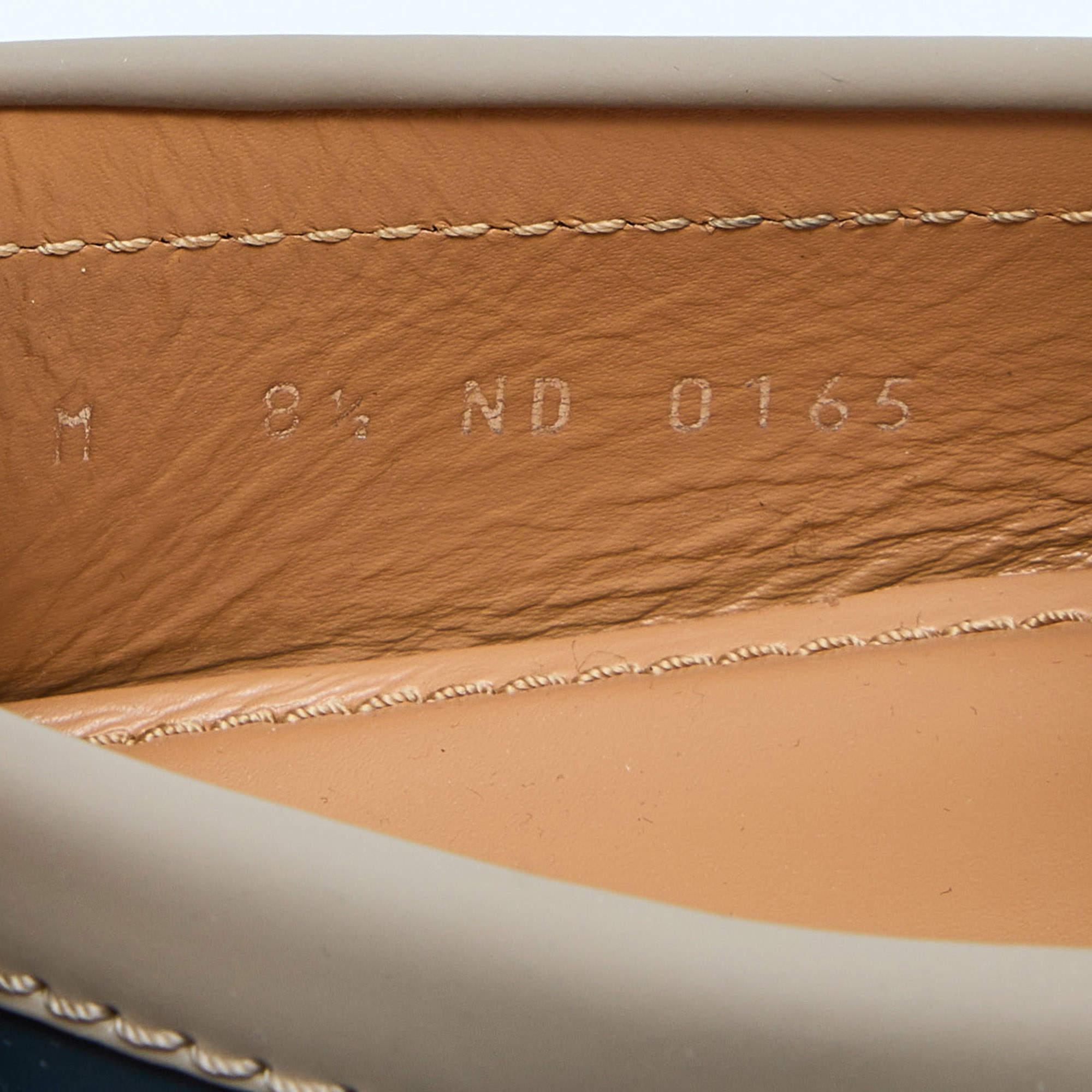 Louis Vuitton Tricolor Leather Hockenheim Loafers Size 42.5 2