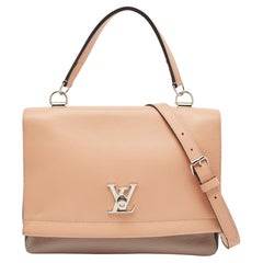 Louis Vuitton Tricolor Leather Lockme II Top Handle Bag