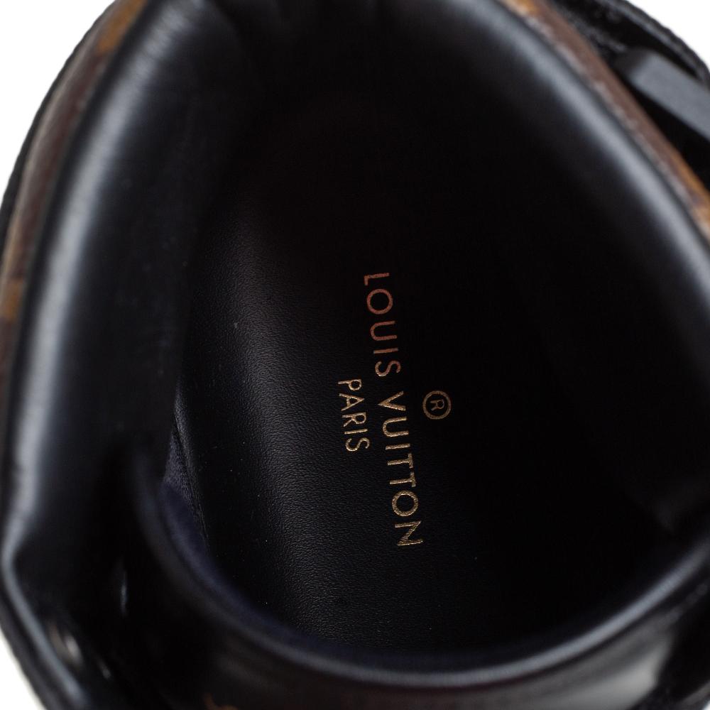 Louis Vuitton Tricolor Monogramm Canvas Rivoli High Top Turnschuhe Größe 40 1