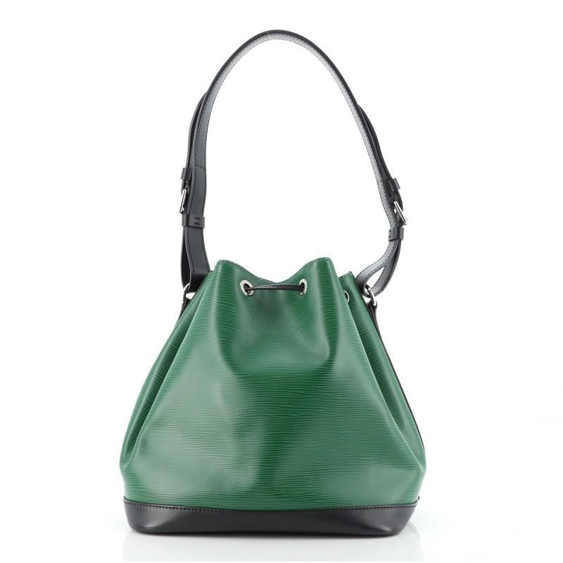 Blue Louis Vuitton Tricolor Petit Noe NM Handbag Epi Leather
