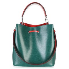 Louis Vuitton Tricolour Marineblau-Rot-Grün Epi Neonoe