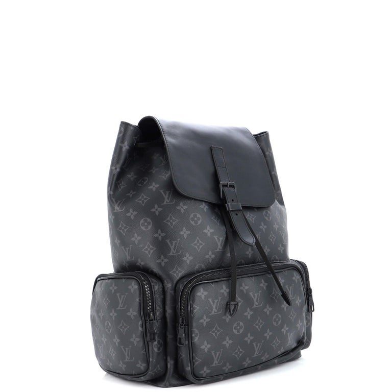 Louis Vuitton Trio Backpack Monogram Eclipse Canvas For Sale at