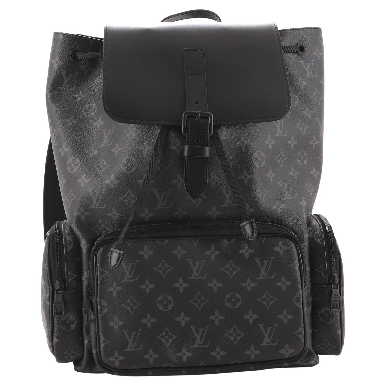 Louis Vuitton Christopher Backpack Epi Leather with Monogram Eclipse Canvas  PM at 1stDibs